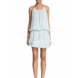 Elizabeth and James Silk Kenji Dress - blue